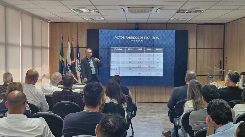 Evento da PARANAPREVIDÊNCIA discute perspectivas políticas e econômicas para 2026