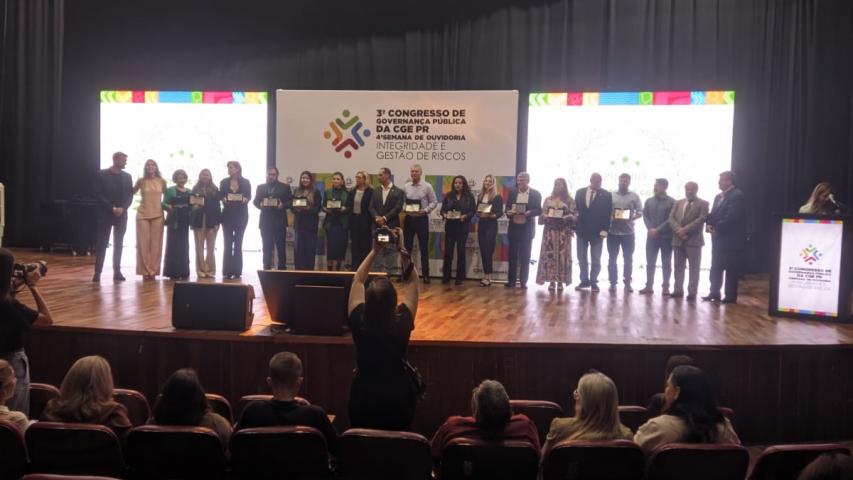 PARANAPREVIDÊNCIA recebe prêmio destaque da CGE